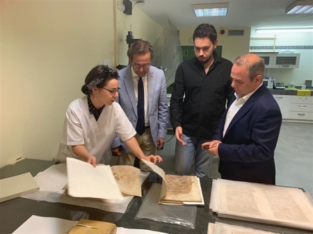Antonio Granados, Delegado de Cultura ha visitado la Real Chancilleria (JUNTA) Antonio Granados, Delegado de Cultura ha visitado la Real Chancilleria (JUNTA)