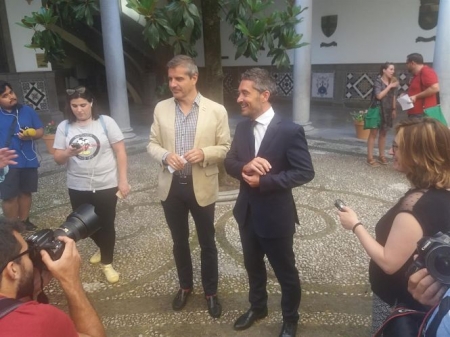 César Díaz y Manuel Olivares han comparecido ante los medios (EUROPA PRESS) César Díaz y Manuel Olivares han comparecido ante los medios (EUROPA PRESS)