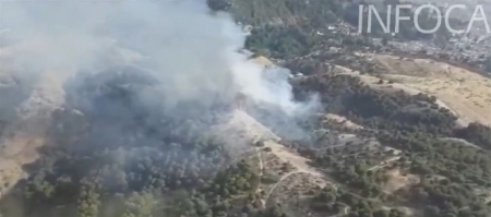El incendio del Sacromonte ya ha sido extinguido (INFOCA) El incendio del Sacromonte ya ha sido extinguido (INFOCA)