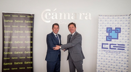 Firma del convenio entre Bankia y Cámara Granada (CÁMARA GRANADA) Firma del convenio entre Bankia y Cámara Granada (CÁMARA GRANADA)