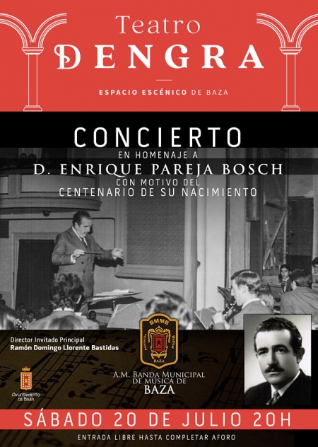 Baza homenajeará a Enrique Pareja (AYTO. BAZA) Baza homenajeará a Enrique Pareja (AYTO. BAZA)