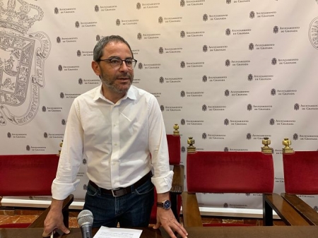 Miguel Ángel Fernández Madrid, viceportavoz del Grupo Municipal Socialista en el Ayuntamiento de Granada (PSOE)