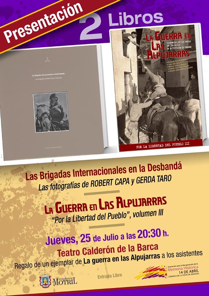 Doble presentación en el Teatro Calderón de Motril (ASOCIAVIÓN 14 DE ABRIL)