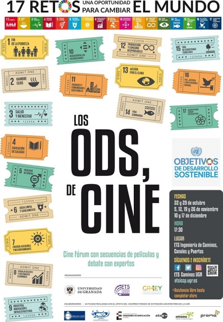 Cartel de `Los ODS de Cine` (UGR) Cartel de `Los ODS de Cine` (UGR)