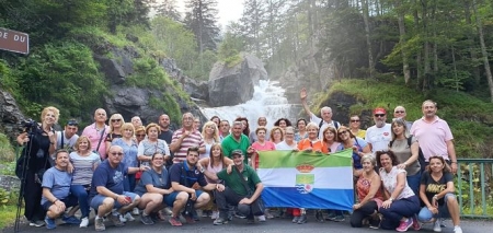 El grupo de Cúllar Vega en Pont D`Espagne (AYTO. CÚLLAR VEGA) El grupo de Cúllar Vega en Pont D`Espagne (AYTO. CÚLLAR VEGA)
