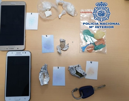 Efectos recuperados por la Policía Nacional (POLICÍA NACIONAL)