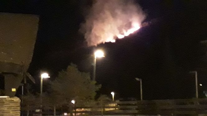Incendio forestal en Monachil (INFOCA) 