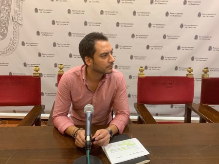 Eduardo Castillo en rueda de prensa (PSOE)
