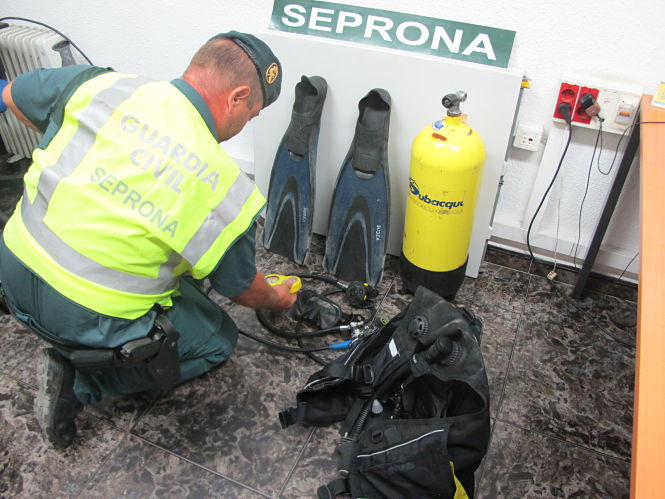 Efectos intervenidos por la Guardia Civil (GUARDIA CIVIL)