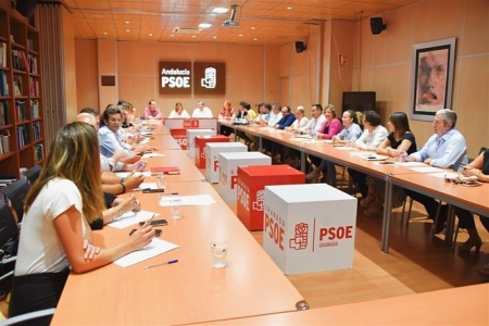 Susana Díaz ha presidido la ejecutiva provincial del PSOE (PSOE) Susana Díaz ha presidido la ejecutiva provincial del PSOE (PSOE)