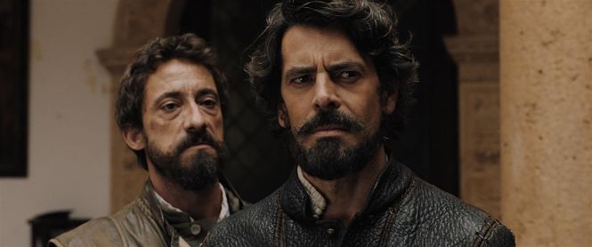 Momento del rodaje de `Inés del Alma mía` (RTVE)