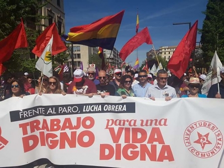 Concentración de IU para reclamar trabajo digno (PCA) Concentración de IU para reclamar trabajo digno (PCA)