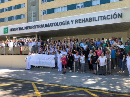 Concentración en el Hospital de Neurotraumatoligia y rehabilitación (UGT) Concentración en el Hospital de Neurotraumatoligia y rehabilitación (UGT)