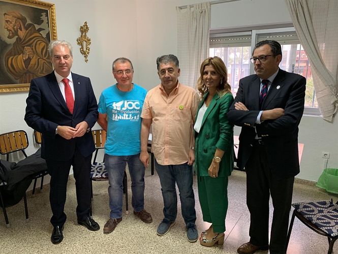 Miembros del Equipo de gobierno han visitado el encierro (AYTO. GRANADA)