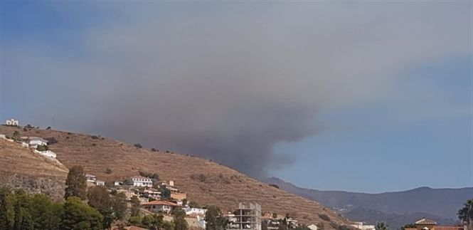 Incendio Forestal en Almuñécar (ASVOGRA) 