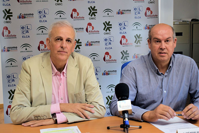 Manuel Montalvo y José Miguel Rodríguez, concejalaes en el Ayuntamiento de Albolote 8AYTO. ALBOLOTE)