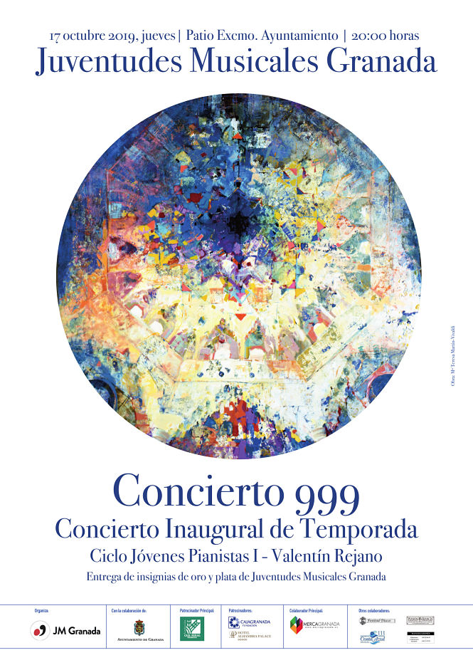Cartel del concierto de Juventudes musicales