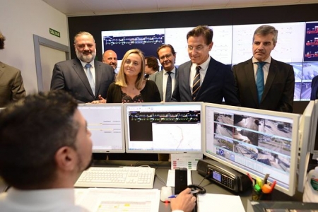 Marifran Carazo ha visitado las cocheras del Metro (JUNTA) Marifran Carazo ha visitado las cocheras del Metro (JUNTA)