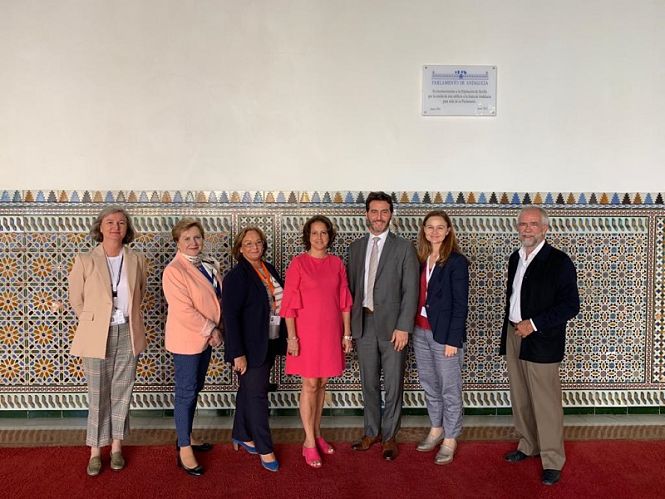 Participantes en la reunión celebrada en la Escuela Andaluza de Salud (EASP) 
