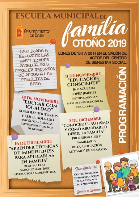 Cartel Escuela de familia Cartel Escuela de familia