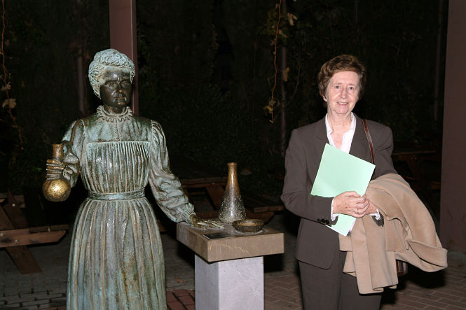 Margarita Salas en el parque de las Ciencias