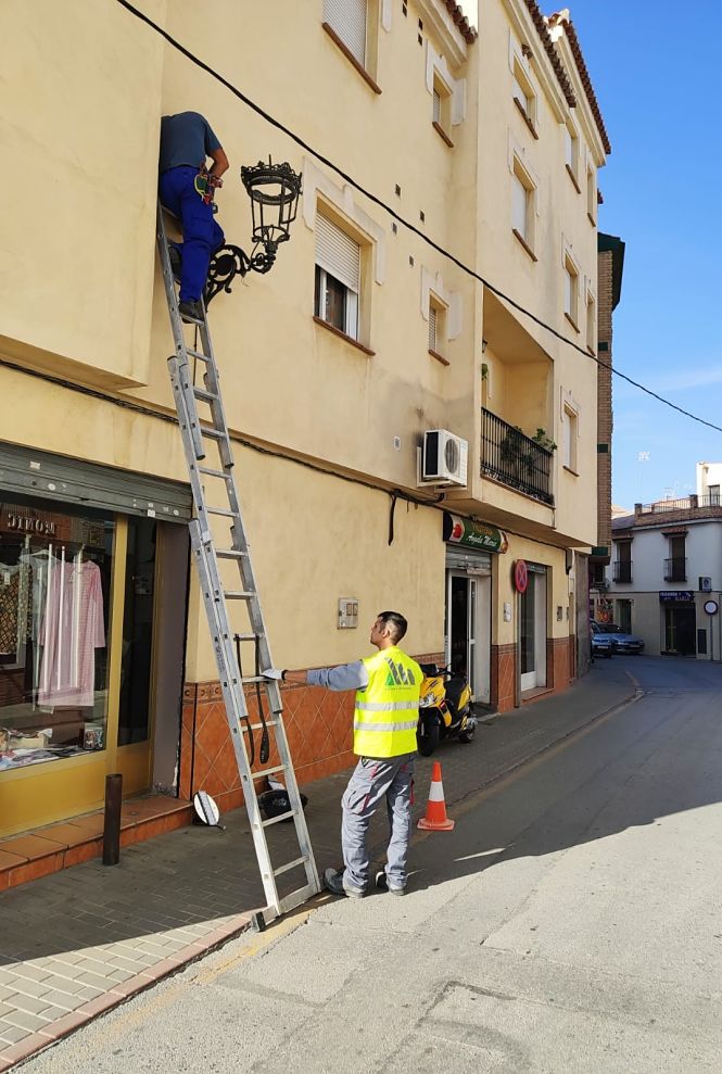 Sustitución del alumbrado en Alhendín (AYTO. ALHENDÍN)