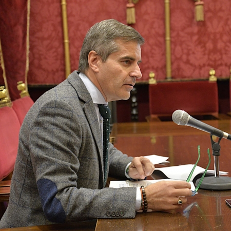 César Díaz ha repasado los asuntos tratados en la Junta de Gobierno (JAVIER ALGARRA)