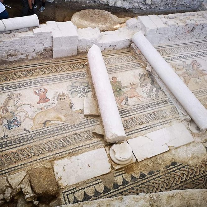Mosaico de la VIlla ROmana de Salar (IU)