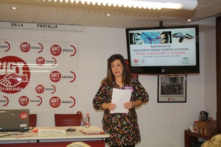Rosa Mª Muñoz, Secretaria de Igualdad y Mujer de UGT Granada (UGT) Rosa Mª Muñoz, Secretaria de Igualdad y Mujer de UGT Granada (UGT)