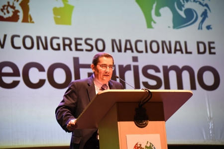 José Entrena durante las jornadas de ecoturismo (J. GROSSO / DIPGRA) José Entrena durante las jornadas de ecoturismo (J. GROSSO / DIPGRA)