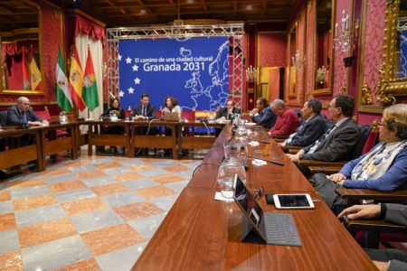 Mesa de debate en el Ayuntamiento de Granada (AYTO. GRANADA) Mesa de debate en el Ayuntamiento de Granada (AYTO. GRANADA)