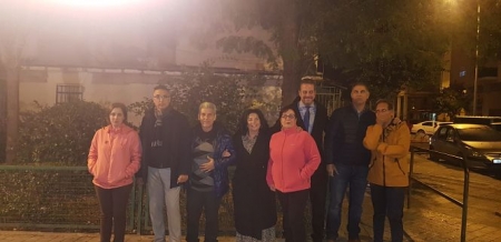 Miembros de Vox durante una visita a la zona norte (VOX/ARCHIVO) Miembros de Vox durante una visita a la zona norte (VOX/ARCHIVO)