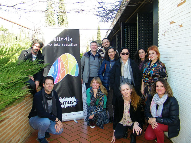 Participantes en el Proyecto Erasmus + Butterfly (JUNTA)