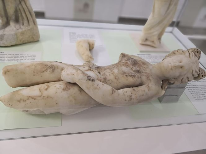 Venus Púdica descubierta en las excavaciones de la antigua Villa Romana de Salar, en imagen de archivo (AYUNTAMIENTO SALAR)