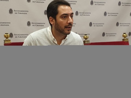 Eduardo Castillo en rueda de prensa (PSOE) Eduardo Castillo en rueda de prensa (PSOE)