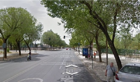 La calle Pedro Machuca de Granada, donde ha tenido lugar el accidente (112) La calle Pedro Machuca de Granada, donde ha tenido lugar el accidente (112)