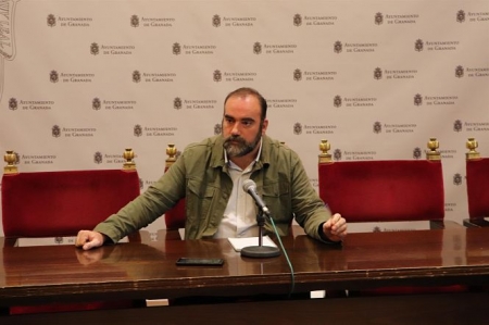 El edil de Podemos-IU Granada Francisco Puentedura (PODEMOS-IU)