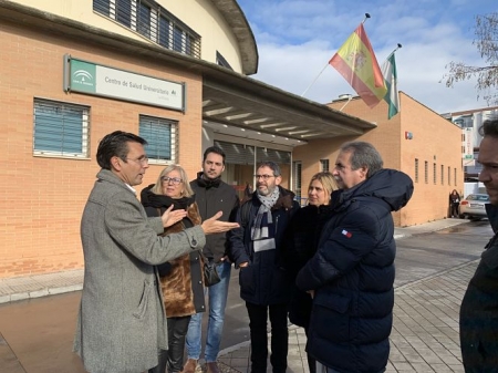Miembros del PSOE han visitado La Chana (PSOE) Miembros del PSOE han visitado La Chana (PSOE)