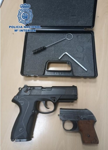 Armas intervenidas (POLICÍA NACIONAL) Armas intervenidas (POLICÍA NACIONAL)
