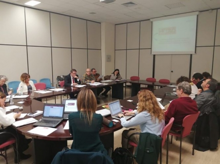 Una de las sesiones de orientación estratégica para definir las líneas que estructurarán el Plan de Humanización del SSPA (EASP)