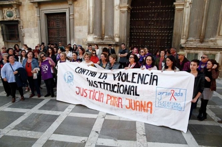Concentración contra la violencia machista en apoyo a Juana Rivas (ÁLEX CÁMARA/EUROPA PRESS) Concentración contra la violencia machista en apoyo a Juana Rivas (ÁLEX CÁMARA/EUROPA PRESS)