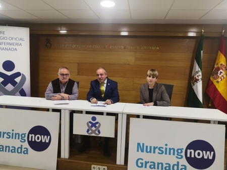 El Presidente del Colegio de enfermeriea de Granada, Jacinto Escobar en rueda de prensa (CODEGRA) El Presidente del Colegio de enfermeriea de Granada, Jacinto Escobar en rueda de prensa (CODEGRA)