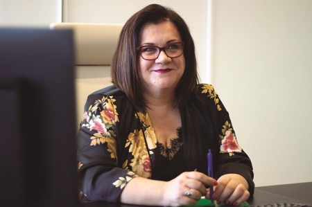 La presidenta de la cooperativa de distribución de alimentación Covirán, Patro Contreras (COVIRÁN) 