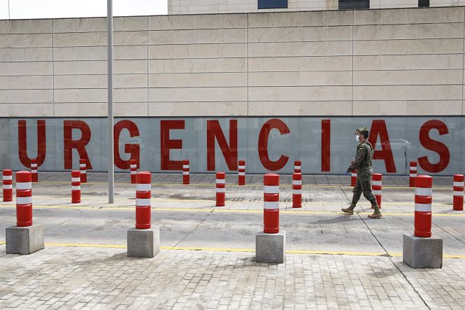 Un legionario en el PTS (ÁLEX CÁMARA / EUROPA PRESS) 