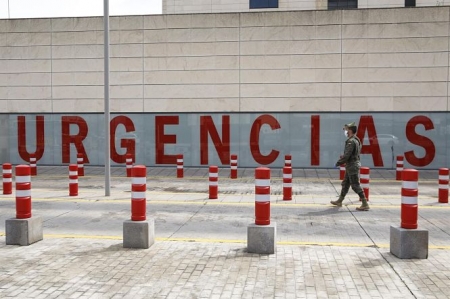 Un legionario en el PTS (ÁLEX CÁMARA / EUROPA PRESS) 