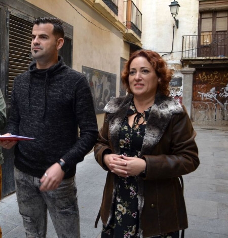 Chus Fernández y Mari Carmen Pérez (IU) 