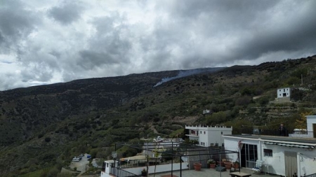 Lugar donde se ha producido el incendio (INFOCA) Lugar donde se ha producido el incendio (INFOCA)