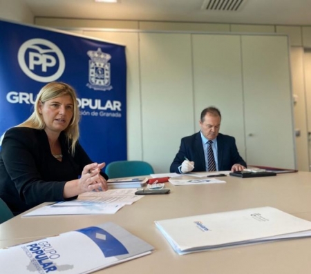 La portavoz del PP en la Diputación de Granada, Inmaculada Hernández, en imagen de archivo (PP) 