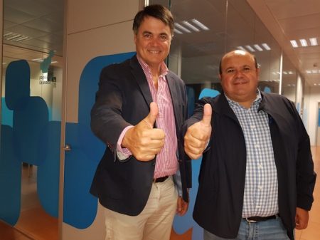 Carlos Rojas y José Robles diputado y senador del PP (PP) 