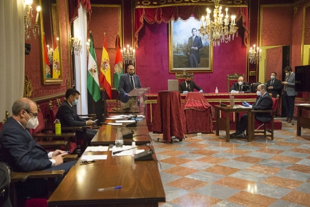 Pleno extraordinario del Ayuntamiento de Granada (JAVIER ALGARRA) Pleno extraordinario del Ayuntamiento de Granada (JAVIER ALGARRA)